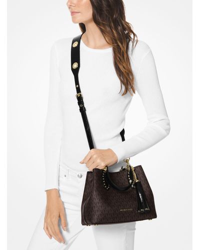 michael kors brooklyn small satchel