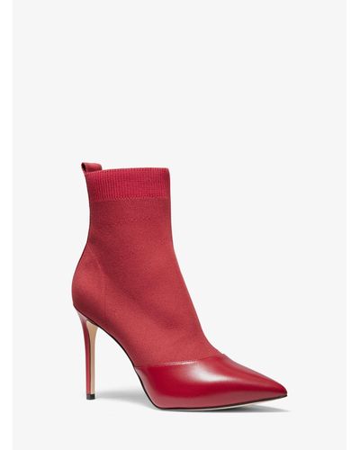 mk red boots