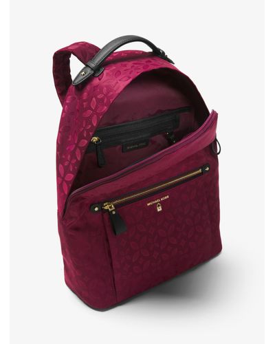 kelsey large floral nylon backpack