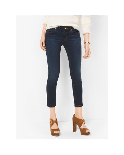 michael kors izzy cropped skinny jeans