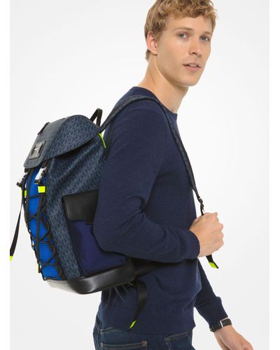 Greyson logo stripe best sale backpack