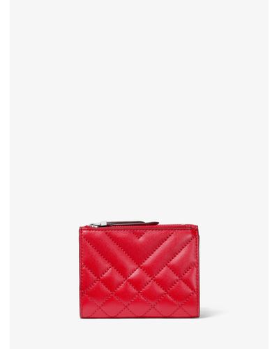 michael kors small leather envelope wallet