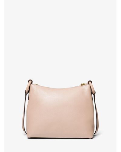 michael kors lexington large pebbled leather crossbody bolsa