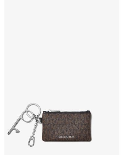 michael kors canvas pouch