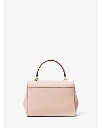 Bandolera Ava extrapequeña de piel saffiano Michael Kors de Cuero de color  Rosa | Lyst