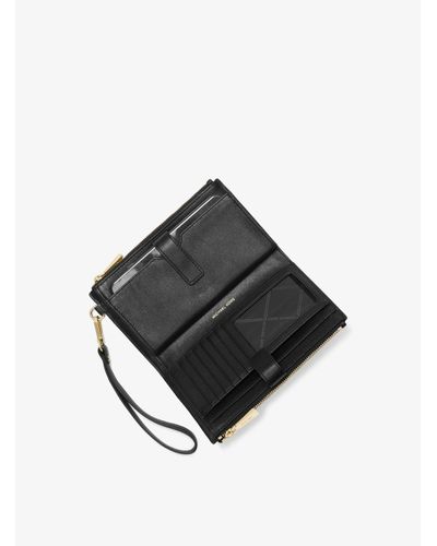 adele rose studded leather smartphone wallet