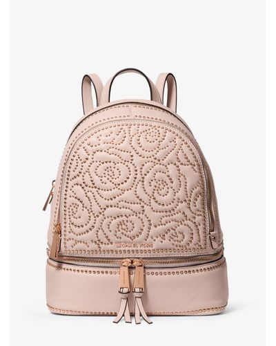 michael kors rose backpack
