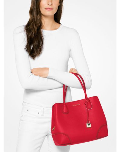 michael kors mercer red bag