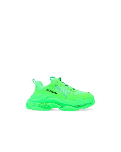 Balenciaga Triple S Unisex Sneakers - Zwart/Groen/Wit @ SneakerStad