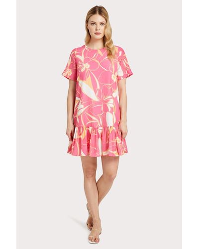 milly brynn stencil floral dress