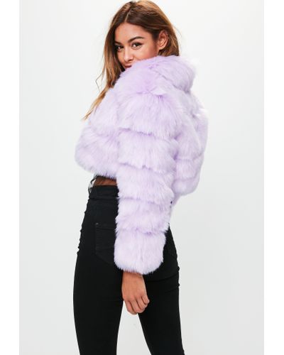 cropped faux fur