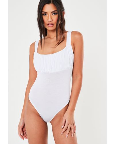 Thick white bodysuit Clearance