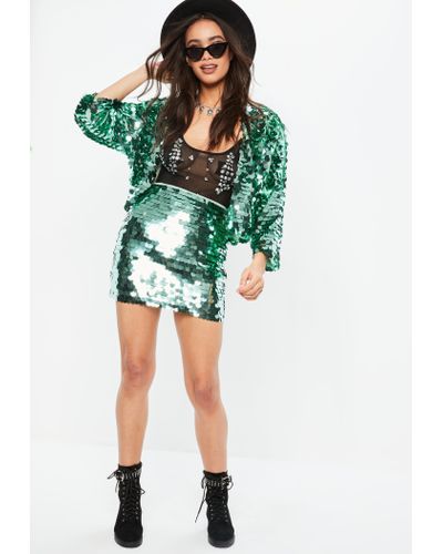 large disc sequin jacket