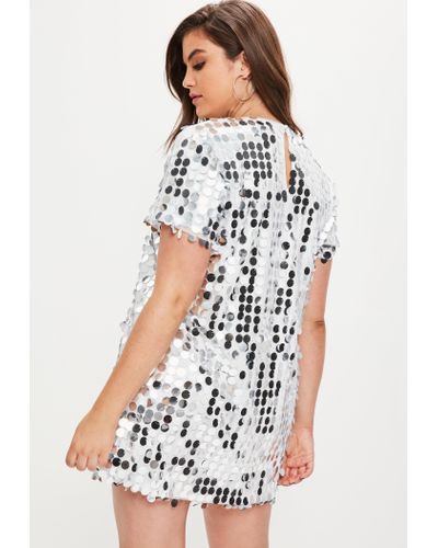 sequin t shirt dress missguided