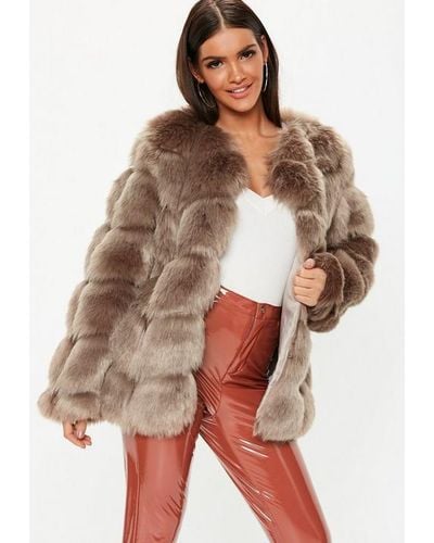 faux fur coat bubble