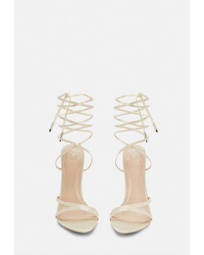 champagne satin sandals