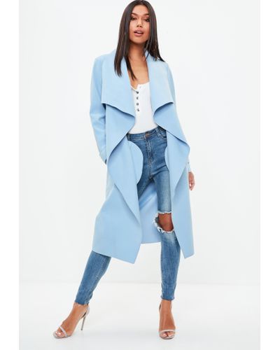 baby blue duster jacket