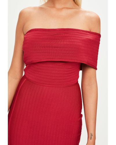 missguided bandage midi dress