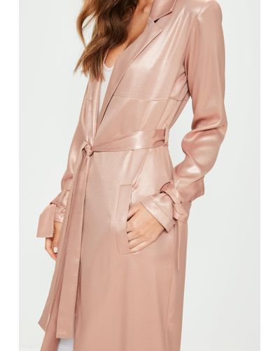rose gold duster jacket