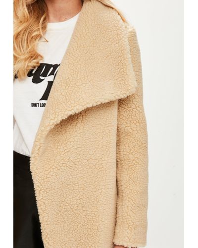 waterfall teddy coat