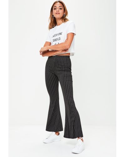 petite flared trousers