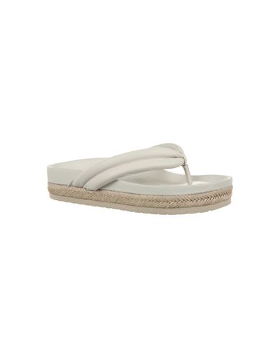 Vince Forest Platform Sandals in White - Lyst