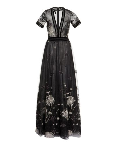 costarellos black gown