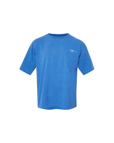 c/o Virgil Abloh Short Sleeve Vintage T-shirt in Blue for Men - Lyst