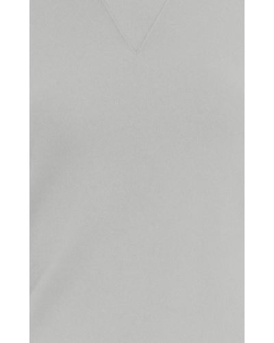 tibi open back sweatshirt dress
