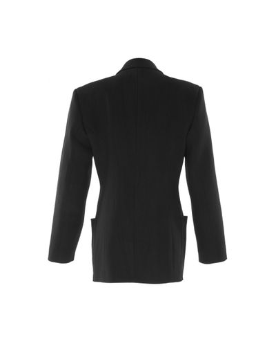 Christopher Kane Synthetic Crystal Embellished Blazer In Black Lyst