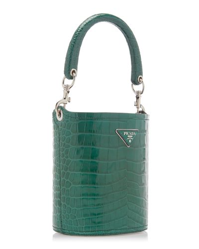 prada green crocodile bolsa