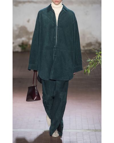 Jil Sander Goji Leather Frame Bag in Purple | Lyst