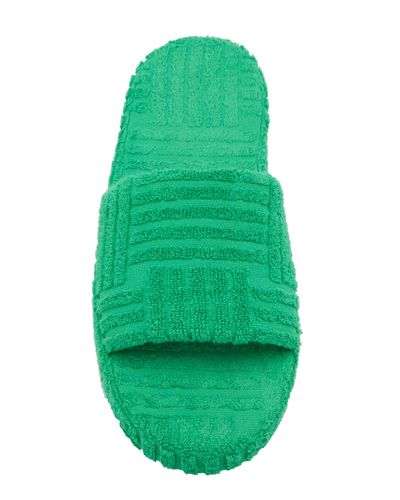 Bottega Veneta Resort Slippers in Green | Lyst