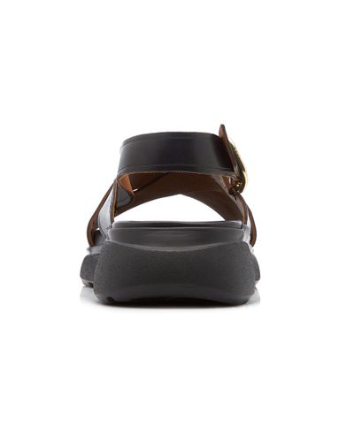 Atp Atelier Barisci Leather Sandals in Black - Lyst