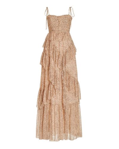ulla johnson narcissa ruffle gown