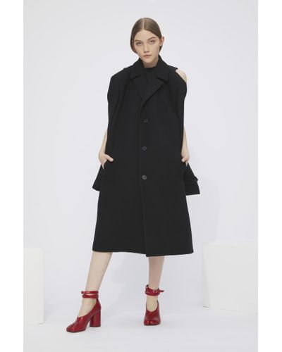 black open coat
