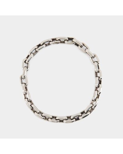 Alexander McQueen Peak Chain Necklace - Metallic