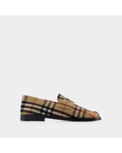 Burberry Lf Hackney Loafers - Brown