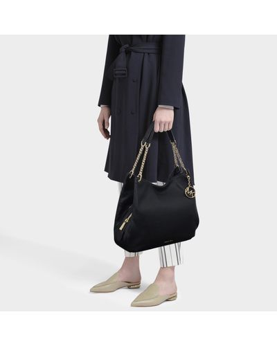 Michael michael kors lillie pebble leather satchel hot sale
