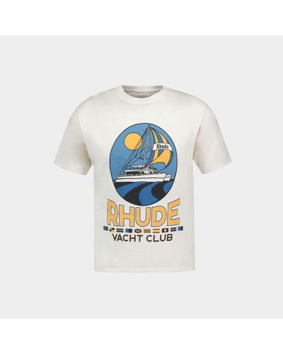 Rhude T-shirts & Tops - Blue