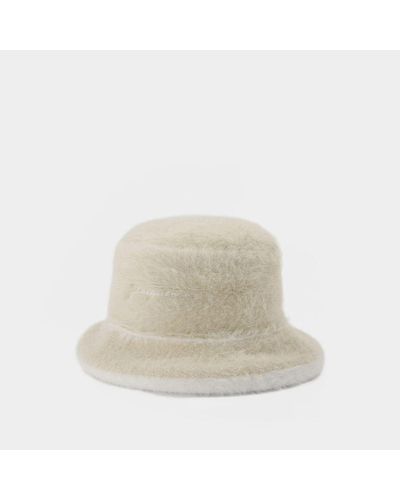 Jacquemus Le Bob Neve Bucket Hat - White