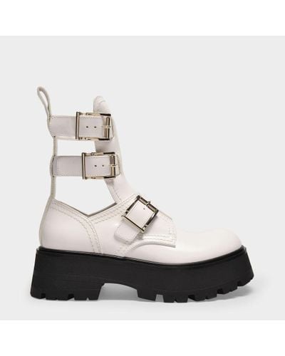 Alexander McQueen Platform Shoes - White