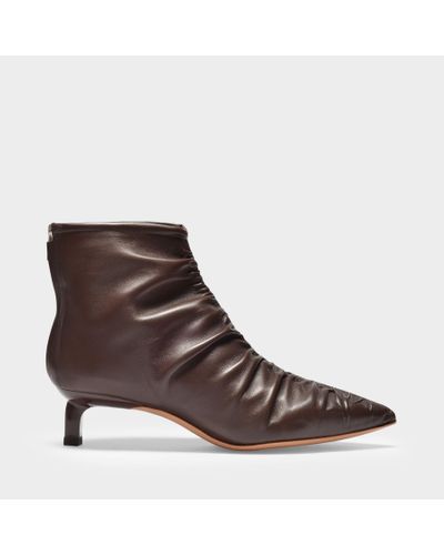 Rejina Pyo Ankle Boots - Brown