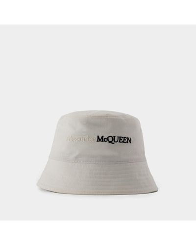 Alexander McQueen Classic Logo Bic Cap - Grey