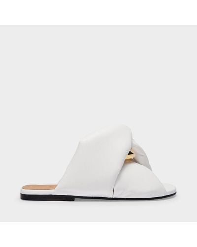JW Anderson Flat Twist Sandals - White