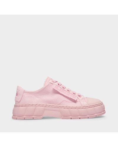 Viron 1968 Pink Canvas 400 Pink Trainers