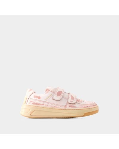 Acne Studios Steffey Cities Trainers - Pink