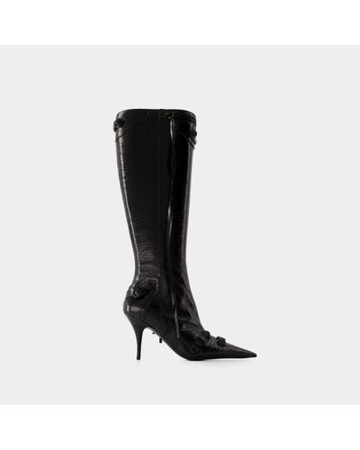 Balenciaga Cagole H90 Boots - Black