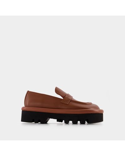 JW Anderson Bumper Chunky Flats - Brown