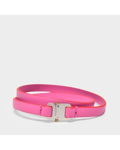 1017 ALYX 9SM Micro Buckle Belt - Pink